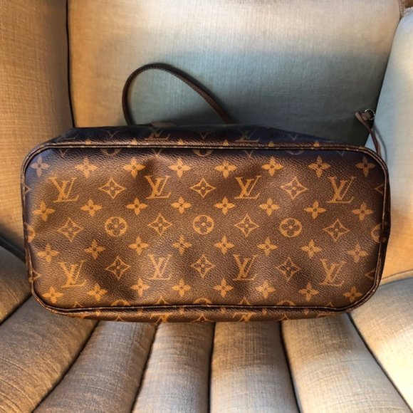 REMOVING 5-12 LOUIS VUITTON Neverfull MM Monogram Cerise - Picture 8 of 17